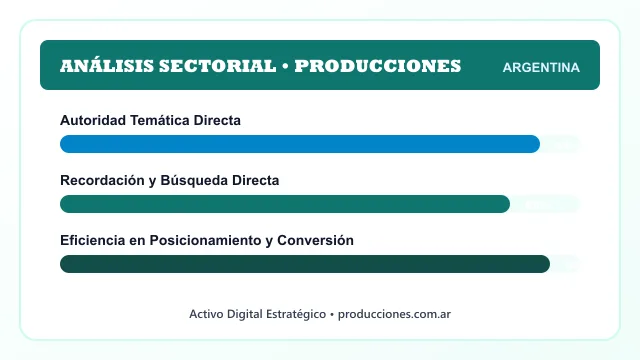 Análisis sectorial y posicionamiento estratégico para Producciones