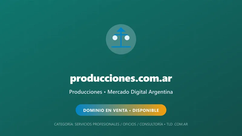 Identidad gráfica y activo digital para Producciones en Argentina